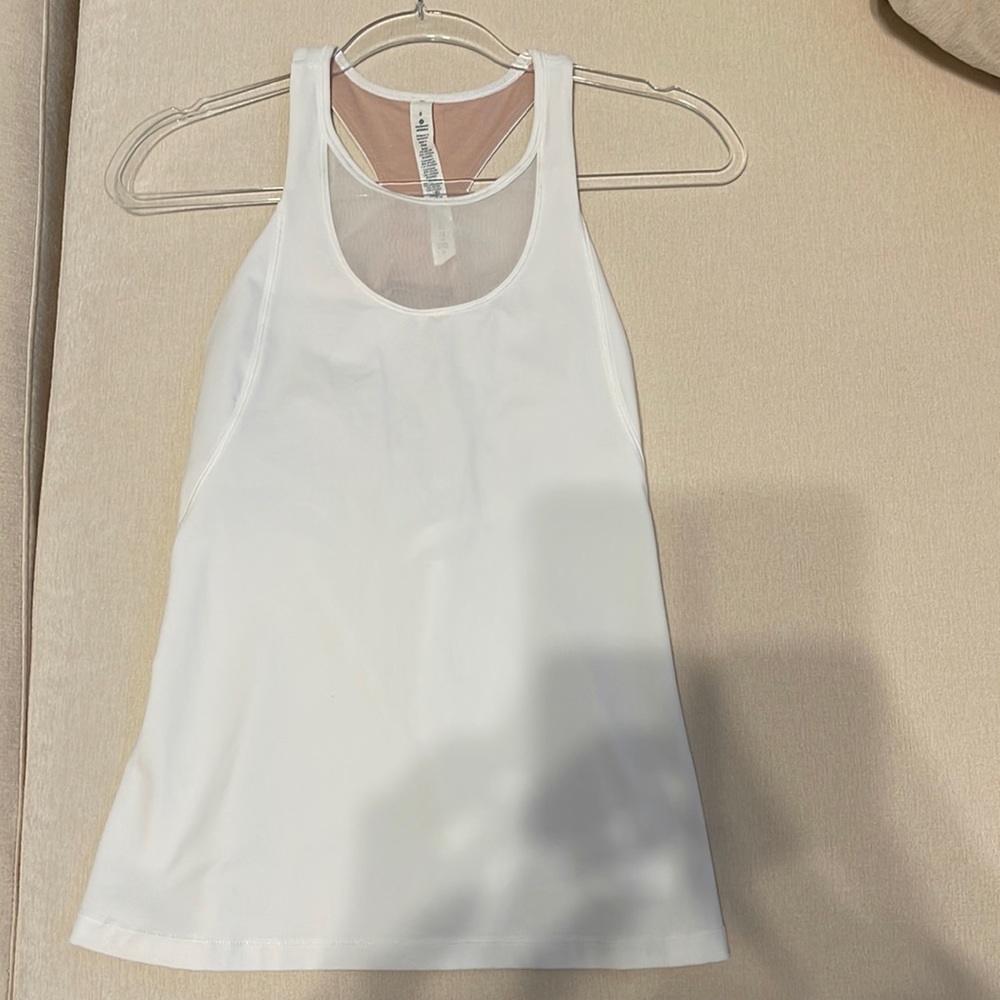 Lululemon white tank